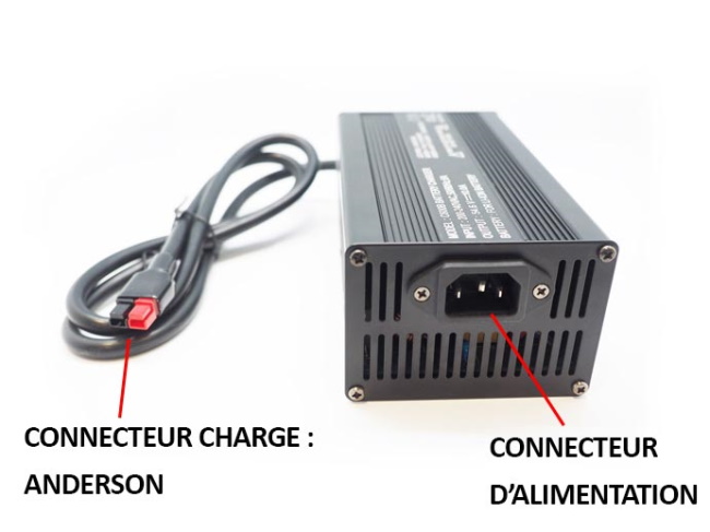 Chargeur 2A Batterie 24V Plomb/LFP