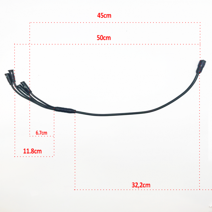 Bafang wiring harness for BBS01 BBS02 BBSHD