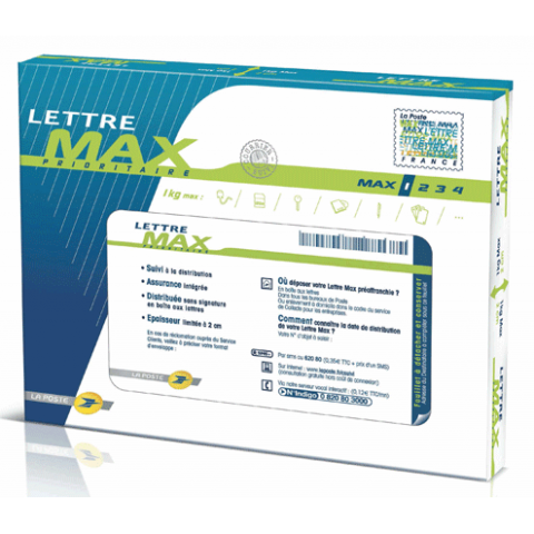 Lettre Max via La Poste