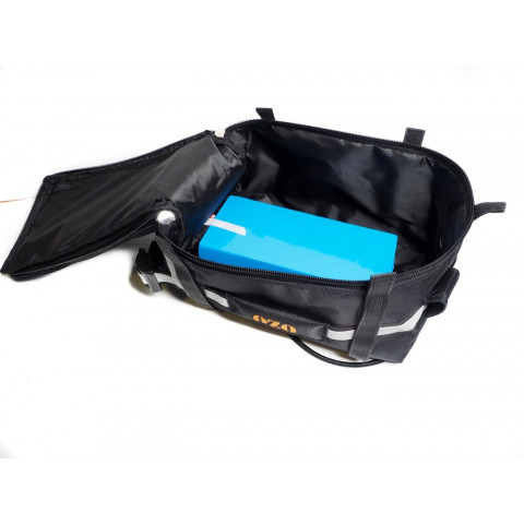 Rear rack battery bag