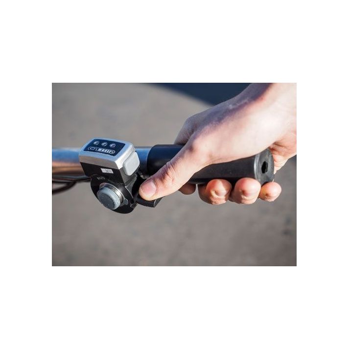 Mixed thumb trigger accelerator with gauge for ebike