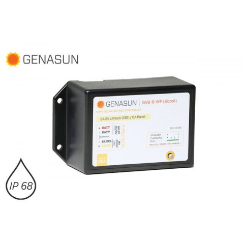 Chargeur Solaire Genasun étanche Lithium LiMn / LiPo / LiFe 36V 48V