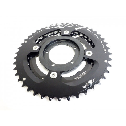 Adaptateur pour plateaux au standard 4 trous VTT pour moteur pédalier Bafang