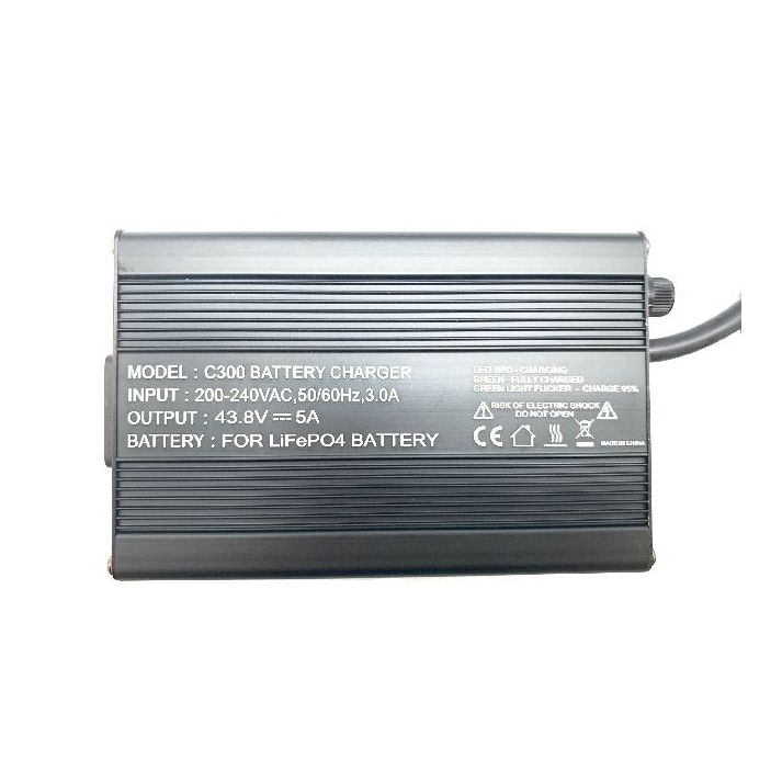 Chargeur 5A pour batterie LiFePO4 LFP 36V