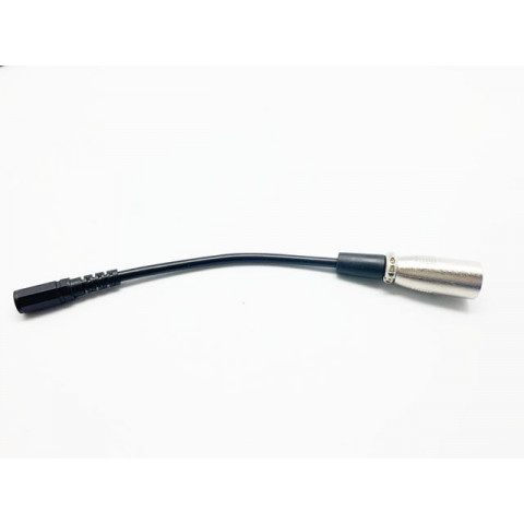 Adaptateur pour prise de charge  XLR mâle - Jack femelle DC 2.1mm
