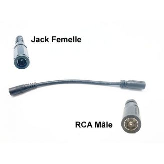 Adaptateur de charge RCA mâle - Jack femelle