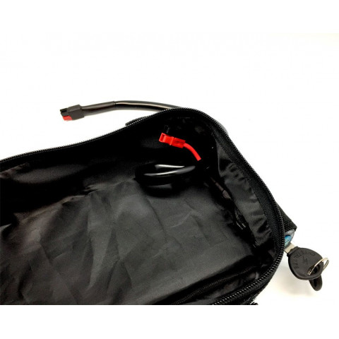 Sacoche porte-bagages pour batterie PVC