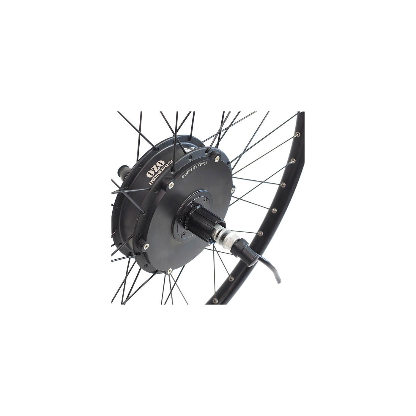 electric motor for bicycle with battery Varstrom 48V 500W 750W Rear/Front Hub Kit 95 mm L x 61 mm W x 35 mm H With LCD Currie Electro-Drive Izip 4 Electric