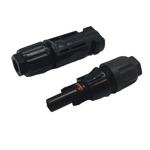 Pair of MC4 connectors for solar panels