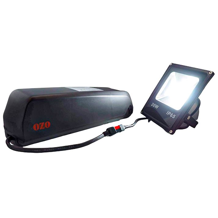 Projecteur LED Portatif avec Batterie 20W et Chargeur USB