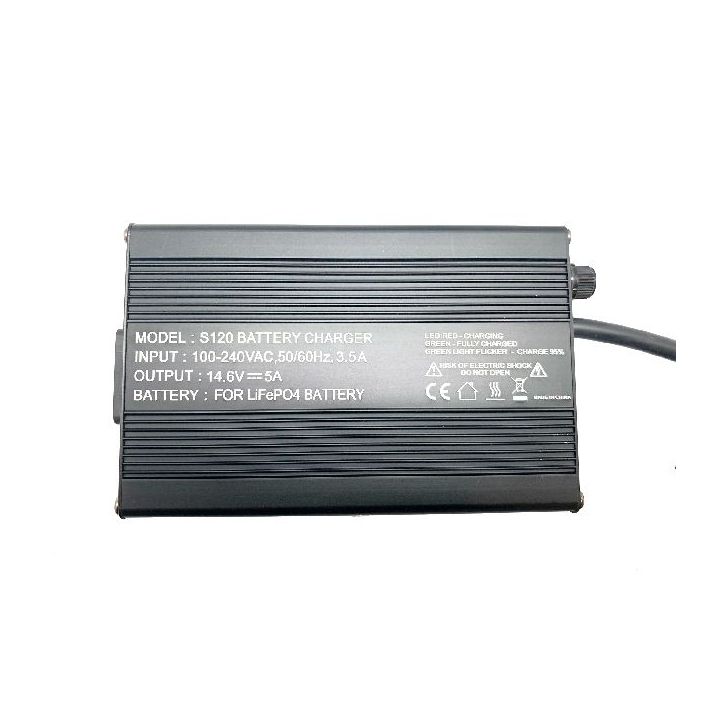 Chargeur 5A pour batterie LiFePO4 12V LFP