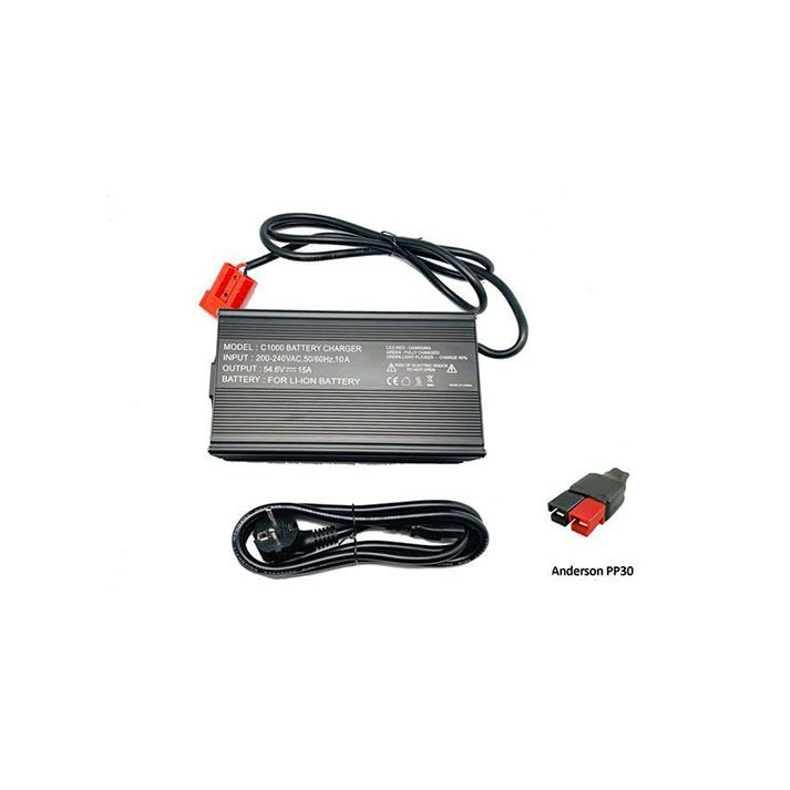 Chargeur Rapide 15A pour batterie LIMN, LiPO 48V 54,6V