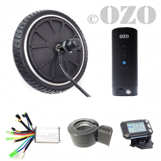 Kit trottinette moteur roue électrique 8 pouces 200 mm 250W avec batterie gourde 36V