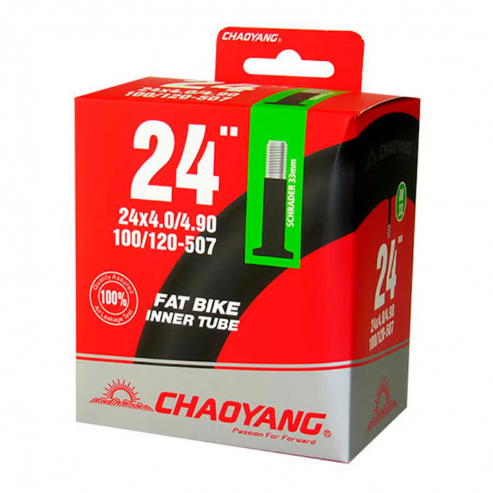 Chambre à air Chaoyang CYT Fat 24x4.0/4.9 valve Schrader