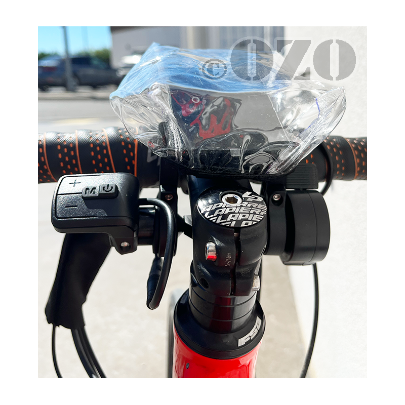Protection pluie pour écran au guidon de vélos électriques
