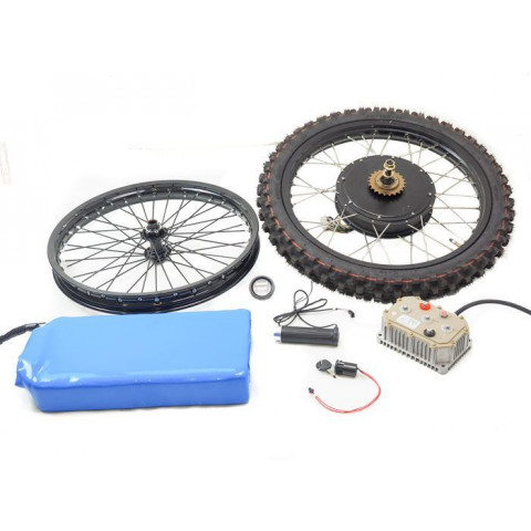Kit rétrofit moto roue arrière 5000W