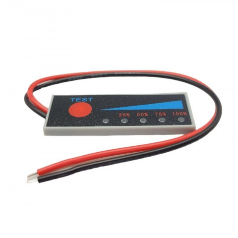 Jauge à LED à coller pour batterie Lithium