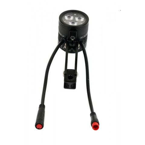 Eclairage avant 600 lumens pour vélo electrique. Lampe OZO. alimentation de  10V à 56V DC