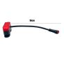 Eclairage avant 200 lumens pour vélo electrique. Lampe OZO. alimentation de 18V à 56V DC
