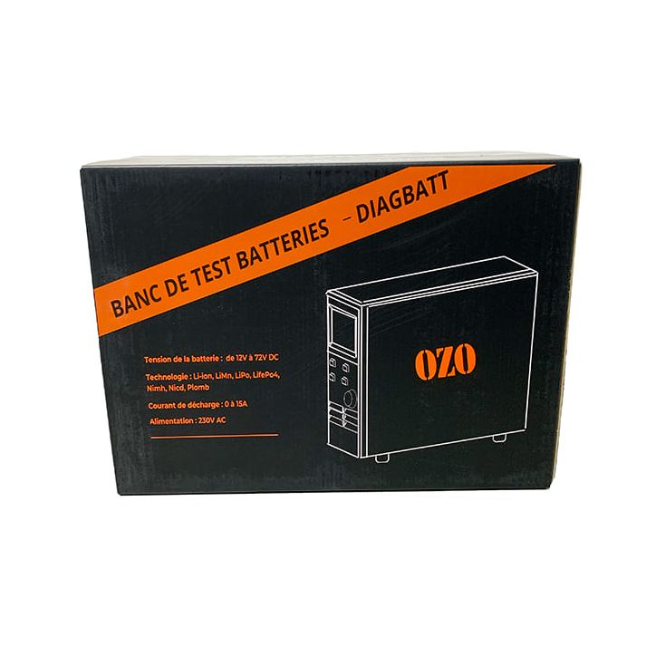 Banc de tests et de décharge batteries DIAGBAT + Logiciel OZO