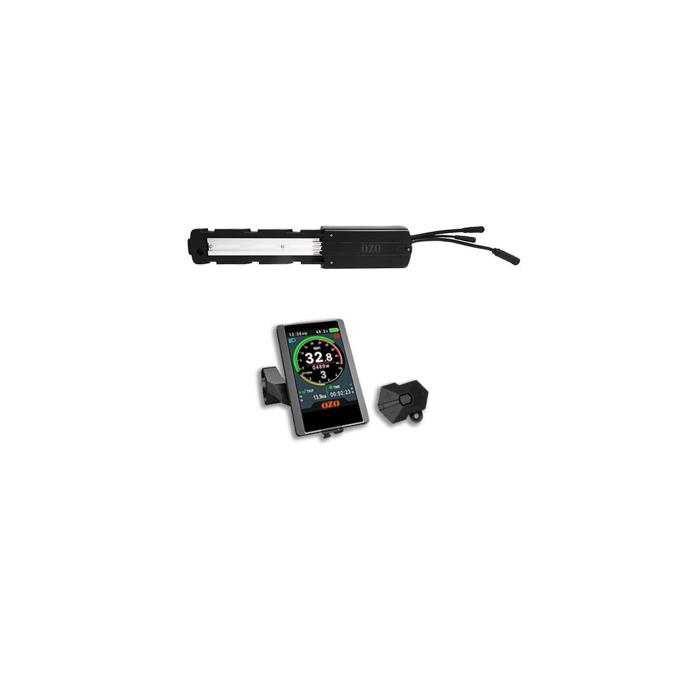 Kit De Conversion Vélo électrique - Contrôleur 15A Avec écran LCD4 Pour Moteur 250W