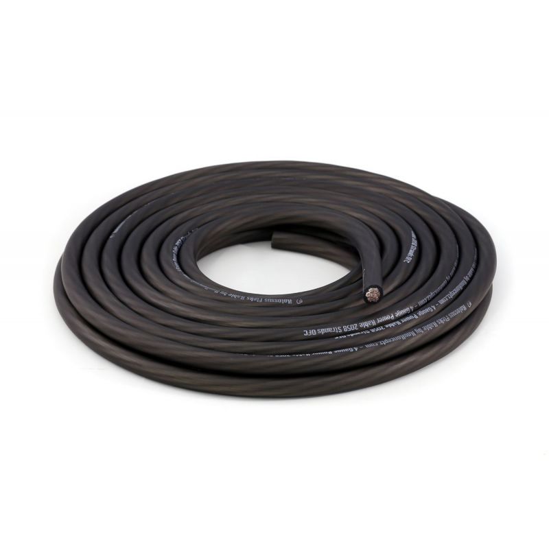 Câble électrique, fil souple 35mm², 25M , Noir - I852640C25
