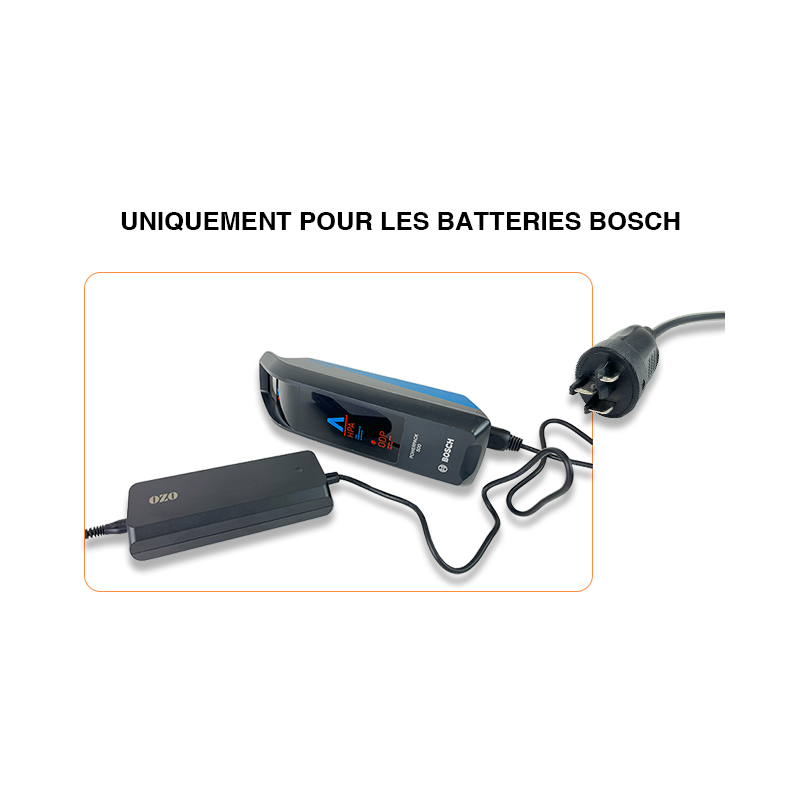 Pack : Chargeur rapide Bosch 6A et adaptateur pour BOSCH 36V