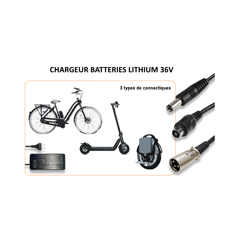 Chargeur batterie vélo électrique