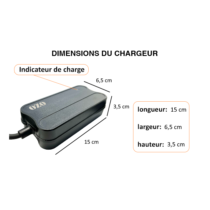 Chargeur 12V 36V RCA USB