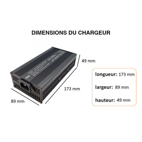 Chargeur batterie LIMN, LiPO 48V 10A
