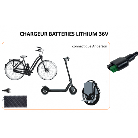 Chargeur batterie LIMN, LiPO 48V 10A