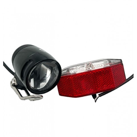 100 Lux Front/rear led light pack for ebikes