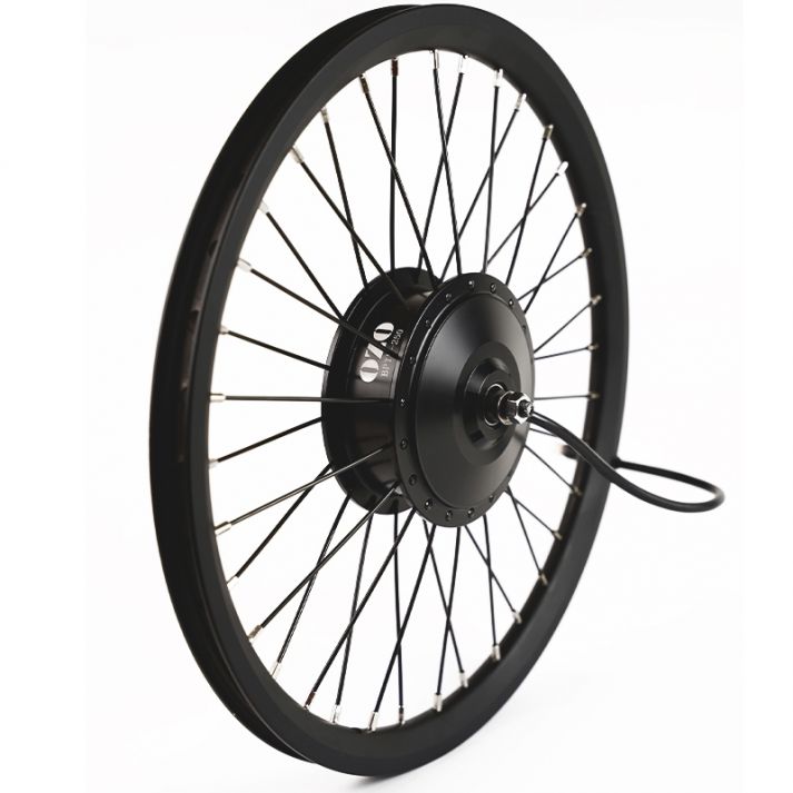 Complete electric wheel motor for Brompton bike