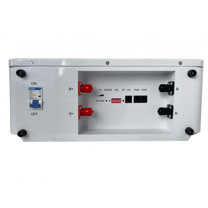 Batterie au lithium-ion 48V 100Ah 5 kWh Power Wall pour système solaire domestique.