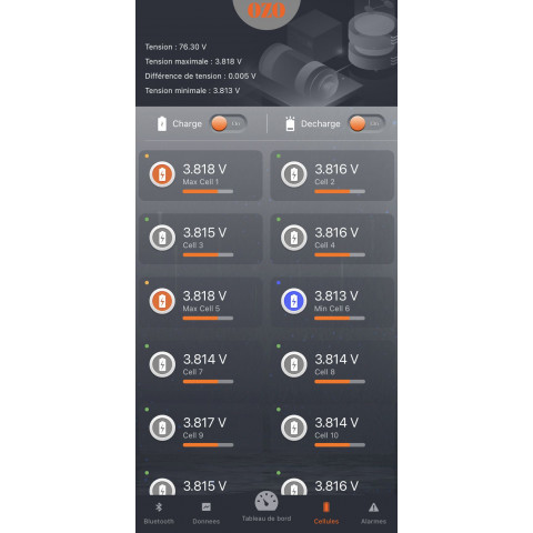 OZO Batteries App