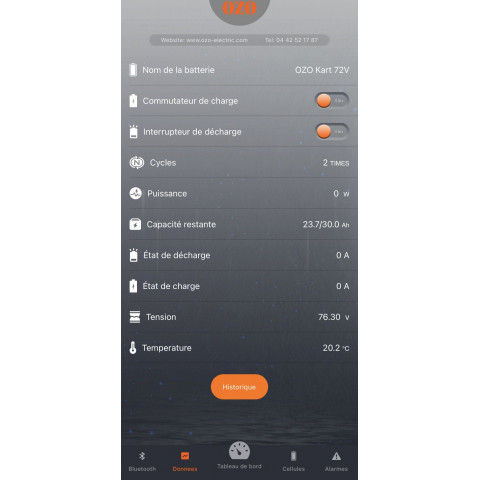 OZO Batteries App
