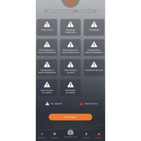 OZO Batteries App