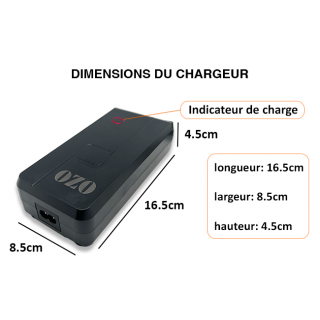 OZO Lithium Battery Charger 36V 4A