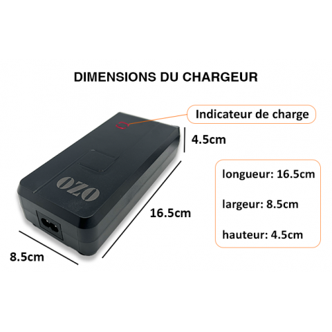 OZO Lithium Battery Charger 36V 4A