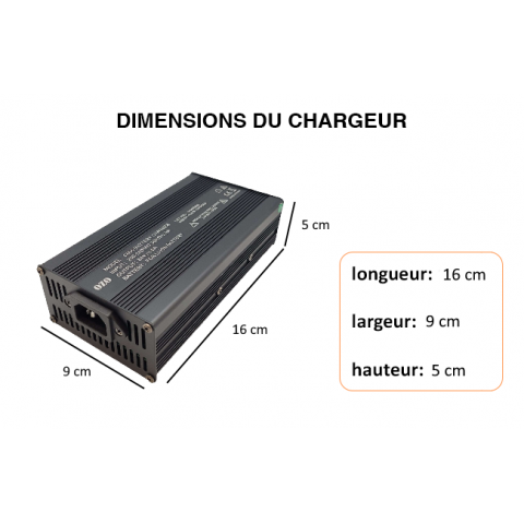 Chargeur OZO Batterie Lithium 48V 2A 4A et 5A
