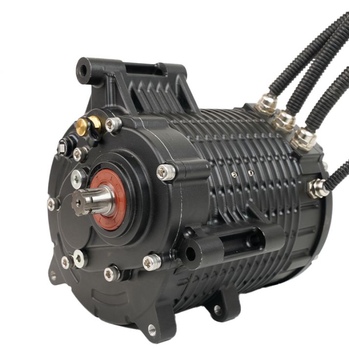 Electric retrofit motor for motocycle or karting
