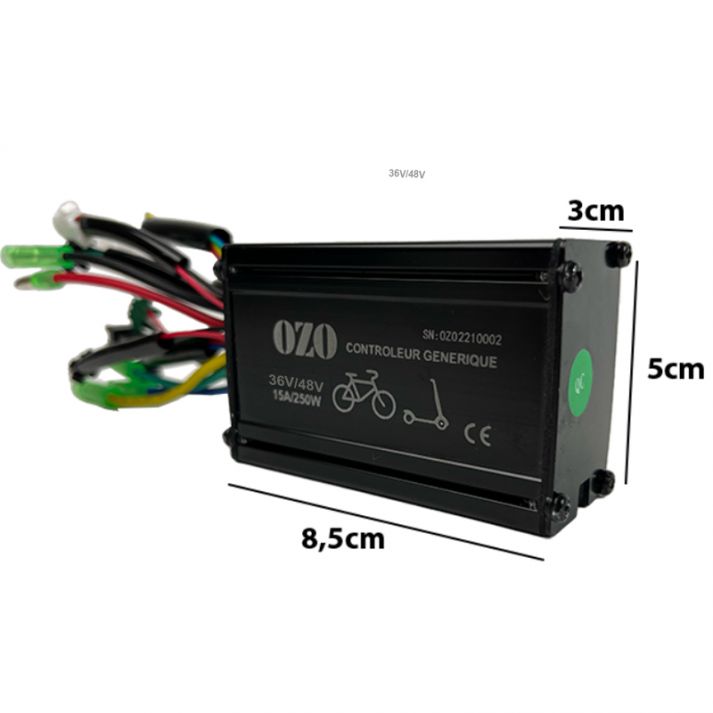 Generic control system to repair electric bikes 250W 36V-48V with LCD Display