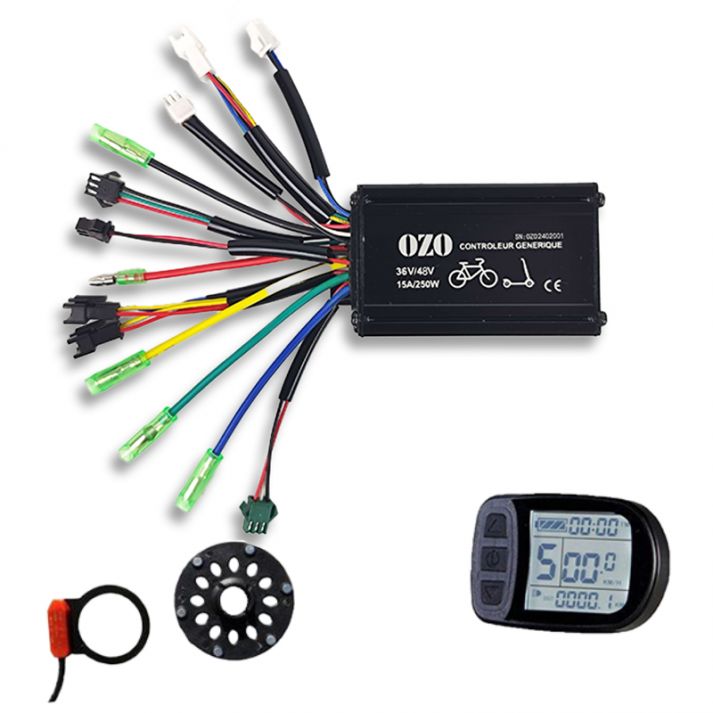 Generic control system to repair electric bikes 250W 36V-48V with LCD Display (ARRIVAL OCTOBER)