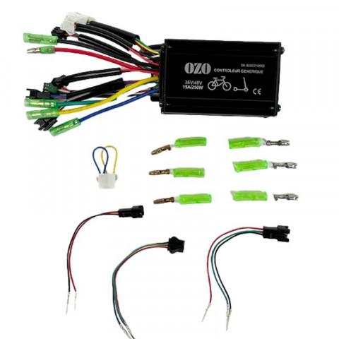 Generic controller for the repair of electric assisted bicycles (approved VAE) 250W 24V or 36V