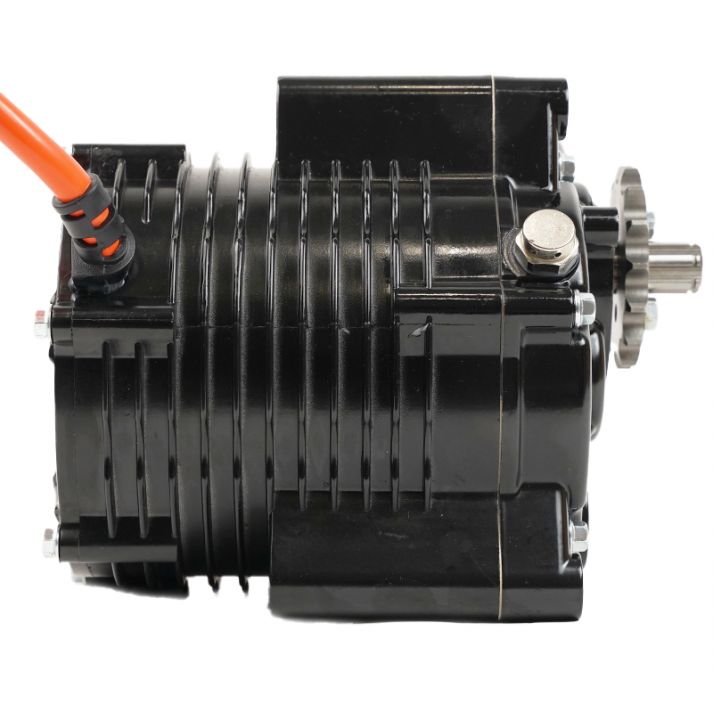 Electric retrofit motor for motocycle or karting