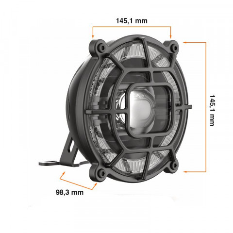 Feu arrière pour garde boue WD242