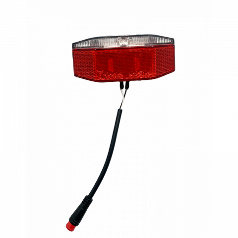 Eclairage avant 200 lumens pour vélo electrique. Lampe OZO. alimentation de  18V à 56V DC