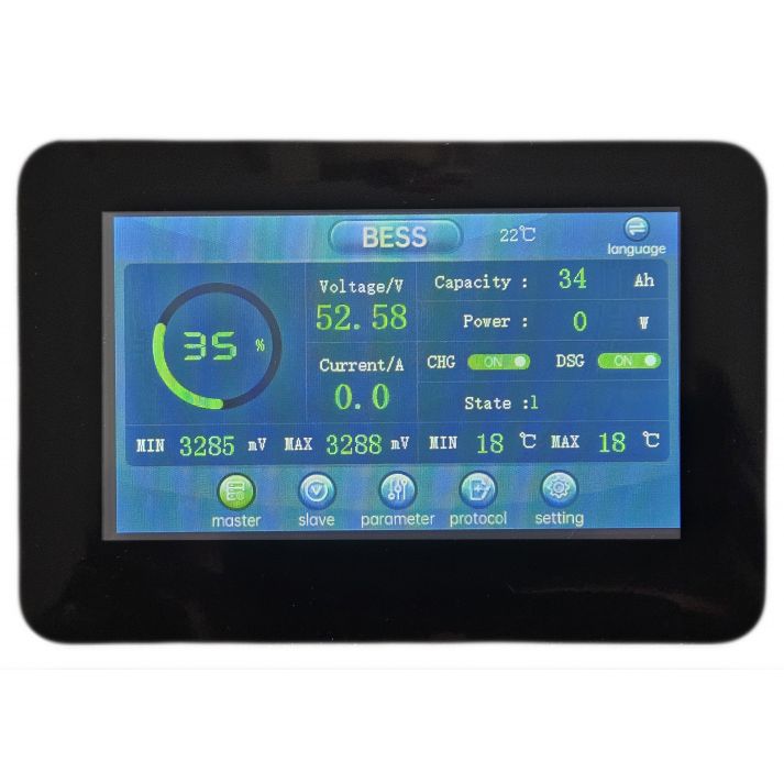 Batterie au lithium-ion 48V 100Ah 5 kWh Power Wall pour système solaire domestique.