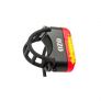 Pack éclairage avant/arrière 100 Lumens AV / AR pour tige de sellle pour vélo électrique