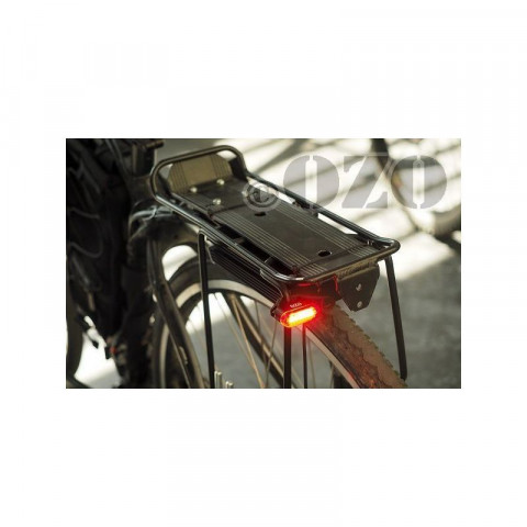 Pack éclairage avant/arrière 100 Lumens AV / AR pour tige de sellle pour vélo électrique